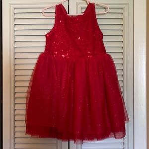 Red sparkly dress NEW